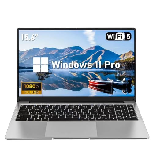 FUNYET Ordinateur Portable 15.6 Pouces,Ordinateur Portable Windows 11 Pro,N95 CPU 1920 × 1200p IPS écran fhd Ordinateur Portable 8GO 256GO SSD USB Bluetooth Mini HDMI WiFi