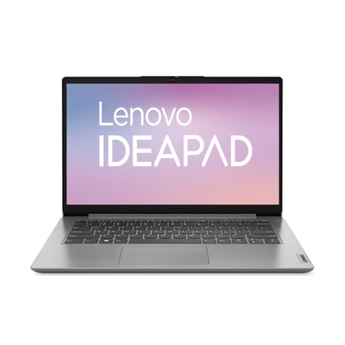 Lenovo IdeaPad 1 14ALC7 - Ordinateur Portable 14'' FHD (AMD Ryzen 5 5500U, RAM 8Go, SSD 256Go, AMD Radeon Graphics, Windows 11 Home) Clavier AZERTY Français - Gris